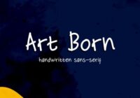Art Born Font - Featured Image