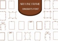 Art Line Frame Font - Featured Image