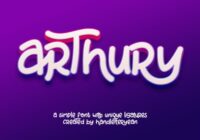 Arthury Font - Featured Image