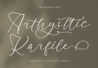 Arthysttic Karfile Font - Featured Image