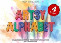 Artsy Alphabet Font - Featured Image