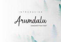 Arumdalu Font - Featured Image