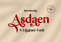 Asdaen Font - Featured Image