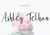 Ashley Felhan Font - Featured Image