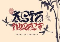 Asia Impact Font - Featured Image