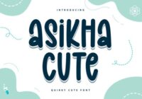 Asikha Cute Font - Featured Image