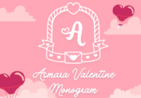 Asmara Valentine Monogram Font - Featured Image