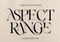 Aspect Range Font - Featured Image