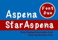 Aspena Font - Featured Image