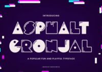 Asphalt Gronjal Font - Featured Image