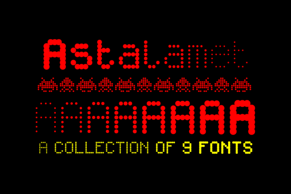 Astalamet Family Font - Featured Image