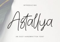 Astallya Font - Featured Image