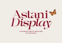 Astani Display Font - Featured Image