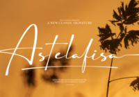 Astelafisa Font - Featured Image