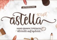 Astella Script Font - Featured Image