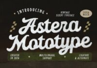 Astera Mototype Font - Featured Image