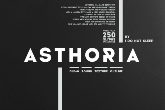 Asthoria Font - Featured Image