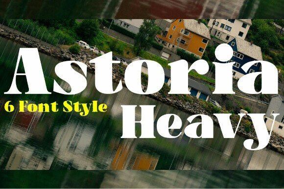 Astoria Heavy Font - Featured Image