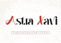 Astra Xavi Font - Featured Image