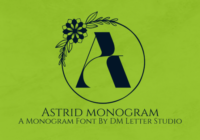 Astrid Monogram Font - Featured Image