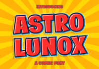 Astro Lunox Font - Featured Image