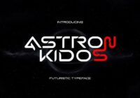 Astron Kidos Font - Featured Image