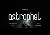 Astrophel Font - Featured Image
