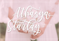 Athasya Starlay Font - Featured Image