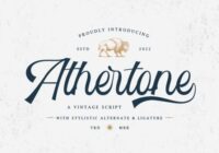Athertone Font - Featured Image