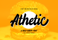 Athetic Font - Featured Image