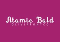Atomic Bold Font - Featured Image