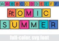 Atomic Summer Font - Featured Image
