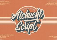 Atshushi Script Font - Featured Image