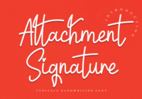 Attachment Signature Font - Featured Image
