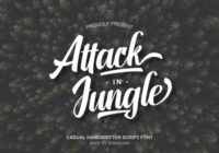 Attack in Jungle Font - Featured Image