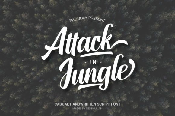 Attack in Jungle Font - Featured Image