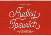 Audley Ipswitch Font - Featured Image