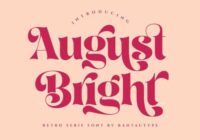 August Bright Font - Featured Image