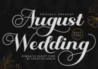 August Wedding Font - Featured Image