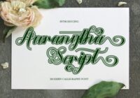 Auranytha Script Font - Featured Image