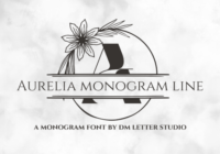 Aurelia Monogram Line Font - Featured Image