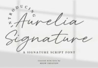 Aurelia Signature Font - Featured Image
