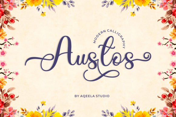 Austos Font - Featured Image