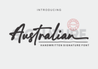 Australian Signature Font - Featured Image