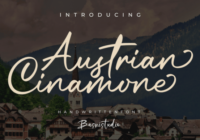 Austrian Cinamone Font - Featured Image