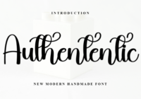 Authententic Font - Featured Image