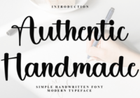 Authentic Handmade Font - Featured Image