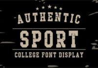 Authentic Sport Font - Featured Image