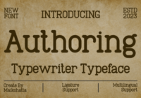 Authoring Font - Featured Image