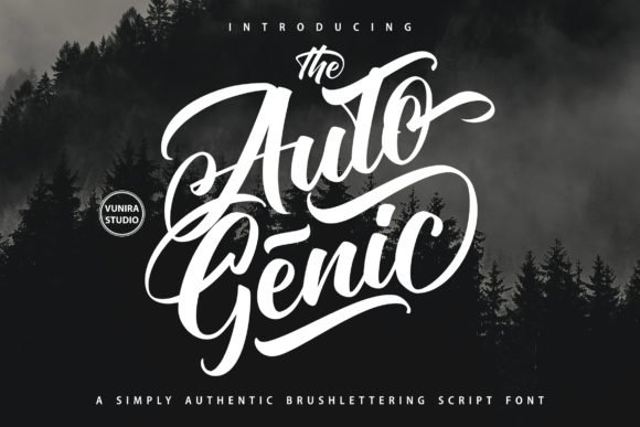 Autogenic Font - Featured Image